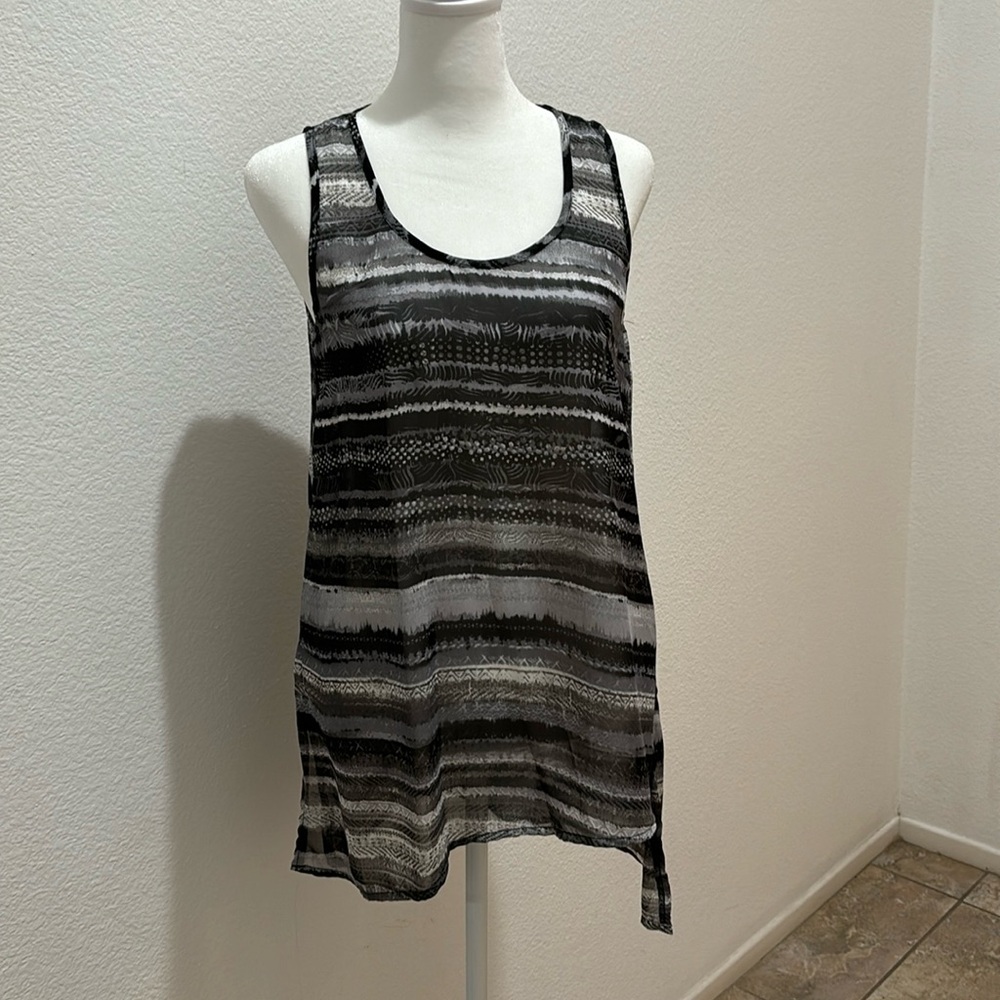 Sheer tank top